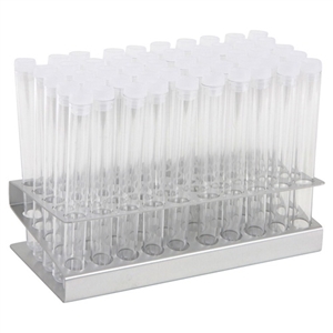 Brushed Aluminum Test Tube Rack Set