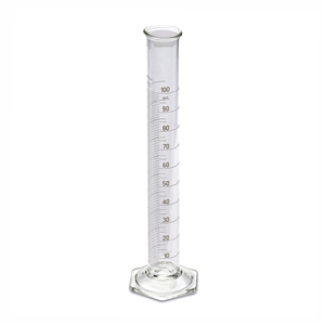 Corning Pyrex® Single Metric Scale, Glass Graduated Cylinder